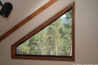 solar shade for trapezoid angle-top specialty shape window