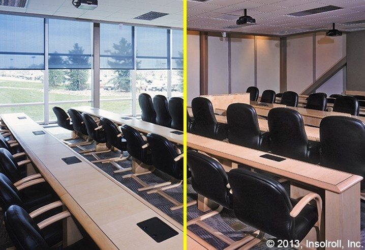 dual shades in conference room dual shades in conference room