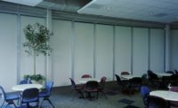 Insolroll® Audio Visual Shades large conference room Insolroll® PVC-free AV Blackout Shades with side tracks