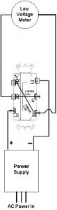 Single DC motor & switch Single DC motor & switch