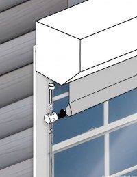 Oasis® 2700 Exterior Roller Shades Cable Guide