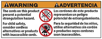 Child Safety Warning label