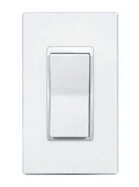 Hard-wired designer wall switch