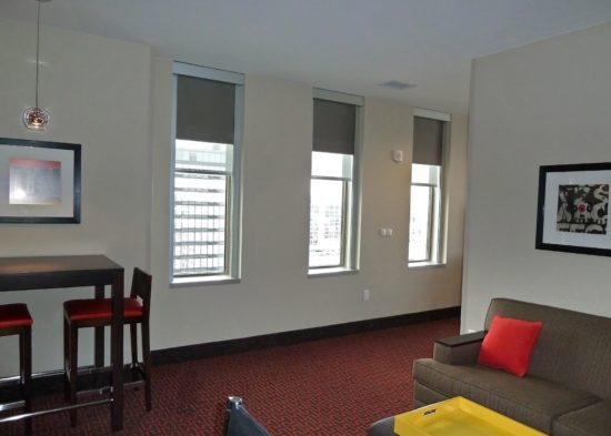 Hotel Suite dual roller shades