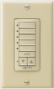 Ivory 5 channel radio wall transmitter