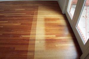 UV damage to hardwood floor finish
