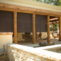 Oasis 2700 Patio Shades from exterior