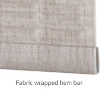 fabric wrapped hem bar