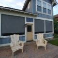 Oasis 2800 patio shades on enclosed porch