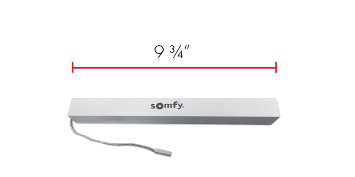 Somfy rechargeable Li-ion battery wand