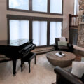 Insolroll battery motorized roller shades living
