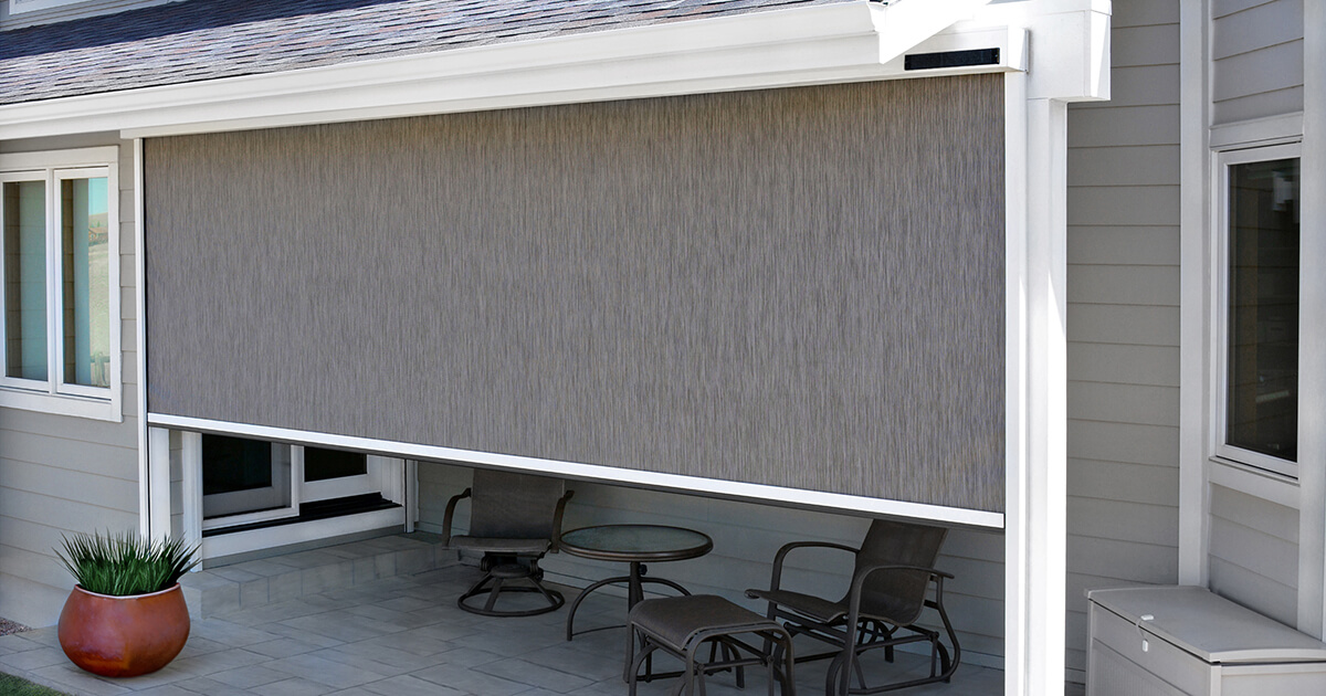 （solページ）オーロラ Solar-Powered Patio Shades - Insolroll